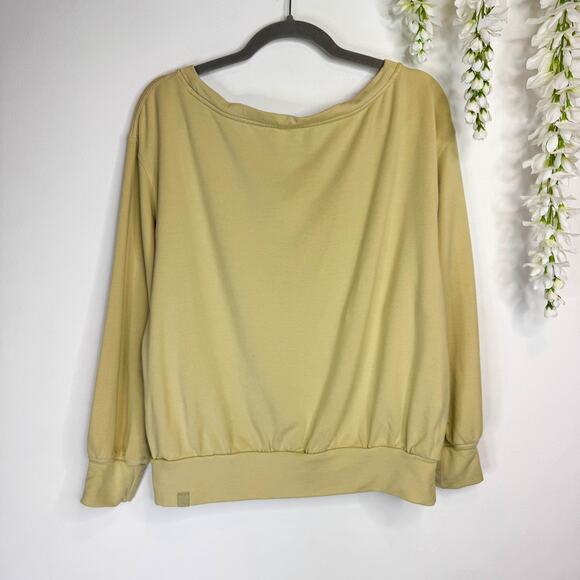 LULULEMON Pleated Modal Fleece Pullover Sweatshirt in Dew Green 3211 - Picture 4 of 8